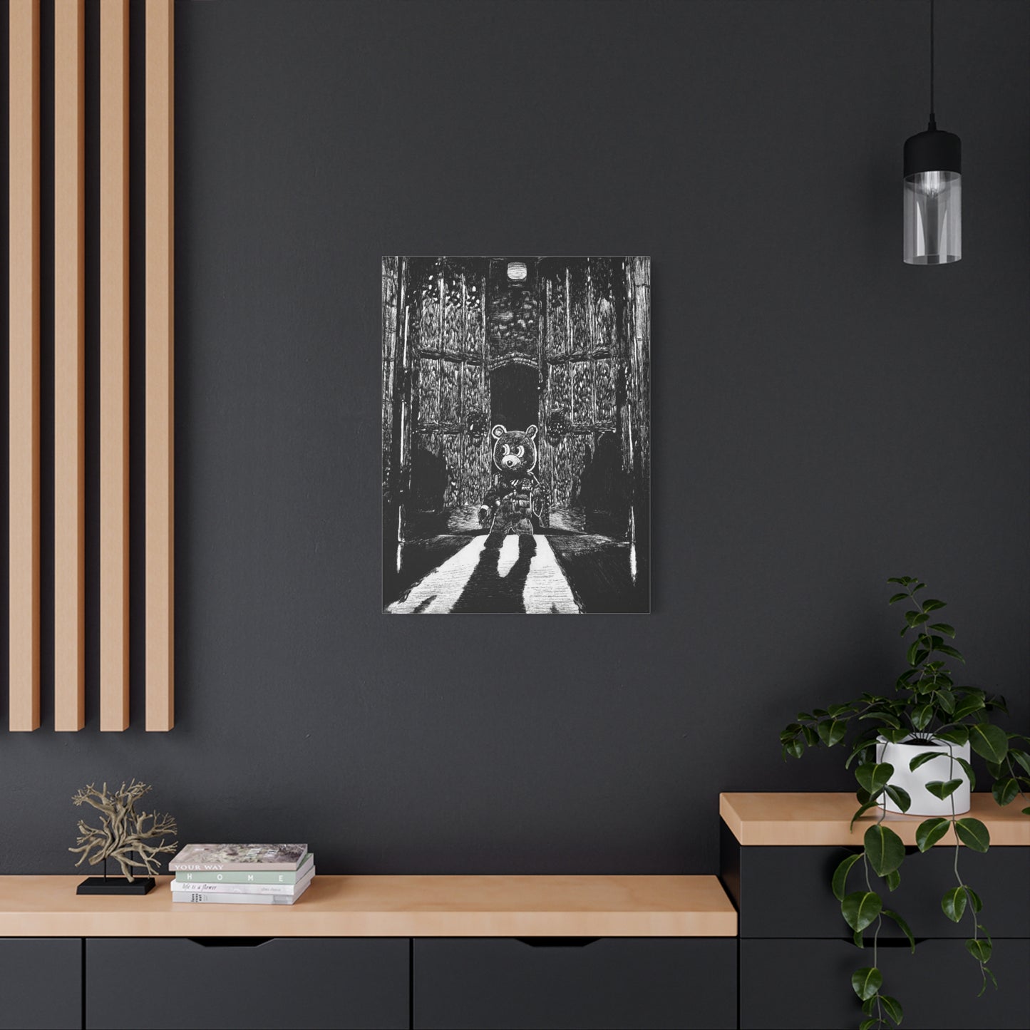 Late Registration, Handrawn Album Cover Matte Canvas