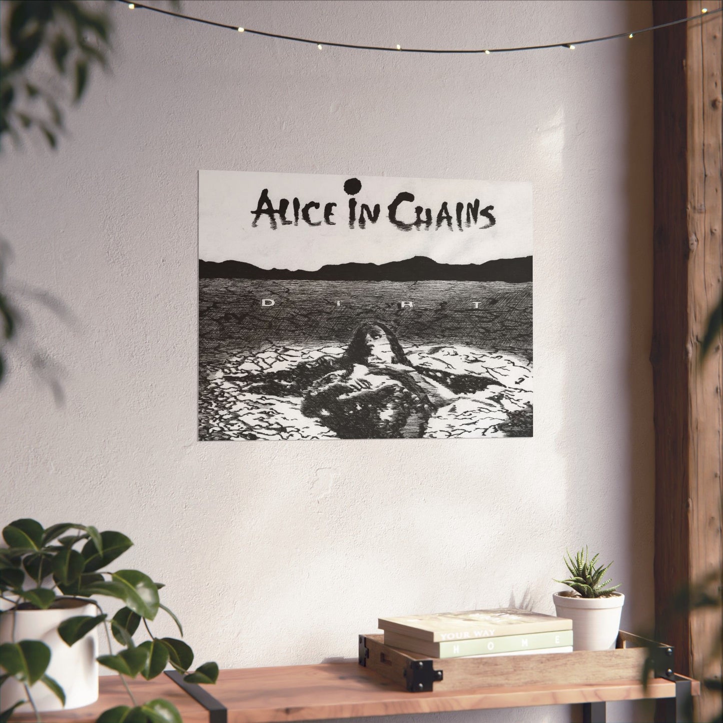 Alice in Chains, Dirt Handrawn Matte Poster