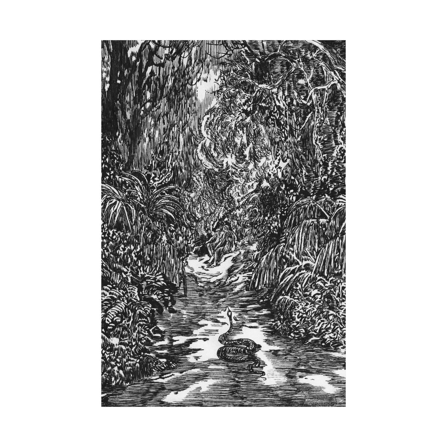 Gustave Dore's, The Garden Of Eden 24x36 Matte Poster