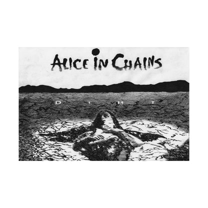 Alice in Chains, Dirt Handrawn Matte Poster