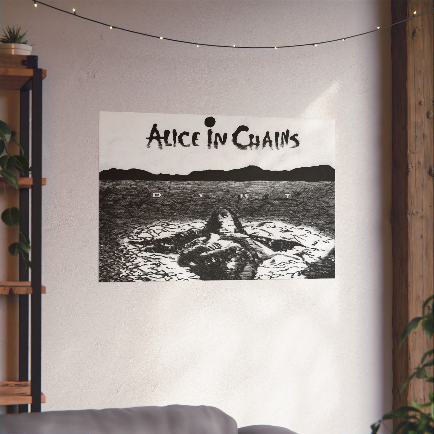 Alice in Chains, Dirt Handrawn Matte Poster