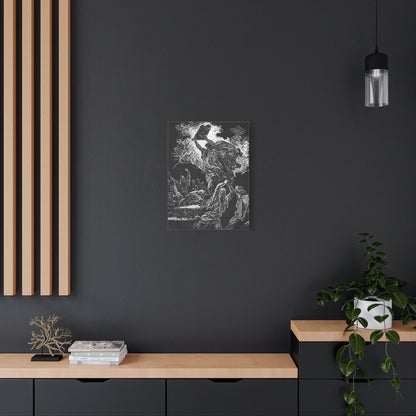 Moses Breaking the Tablets of Law, Matte Canvas