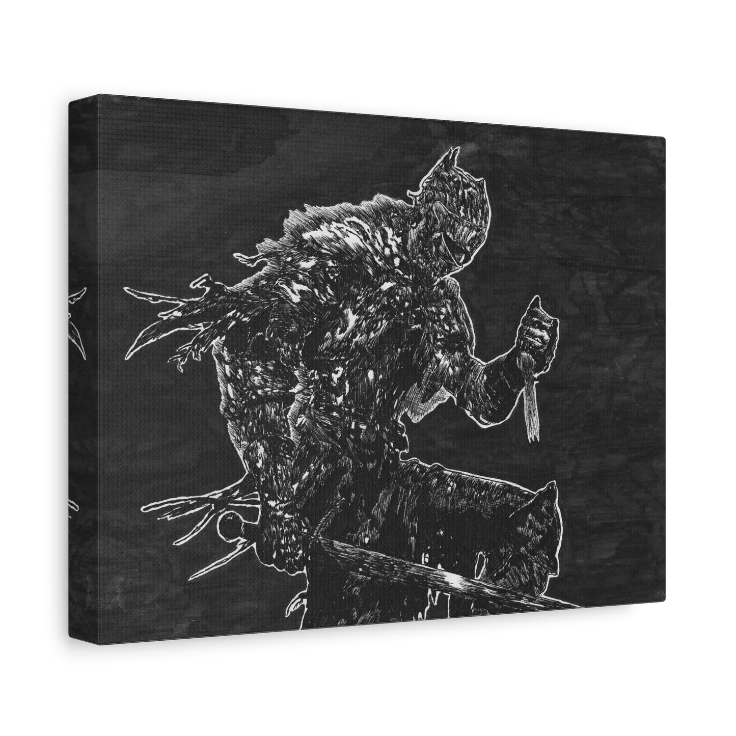 The Soul Of Cinder, Dark Souls Matte Canvas