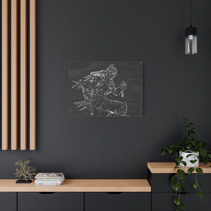 The Soul Of Cinder, Dark Souls Matte Canvas